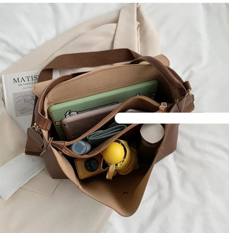 Retro Large Capacity Tote Bag