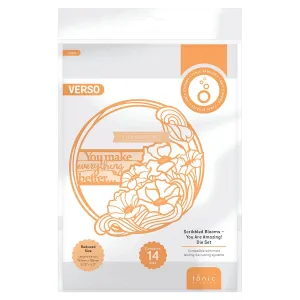 Scribbled Blooms - You Are Amazing! Die Set - 5397e