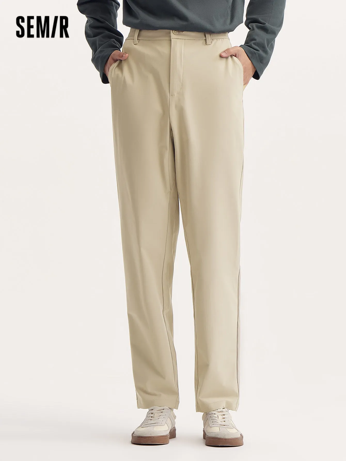 Semir Men Regular Fit Tapered TrousersCasual Trousers