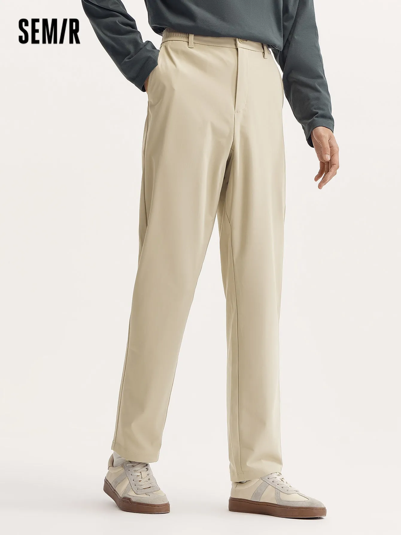 Semir Men Regular Fit Tapered TrousersCasual Trousers