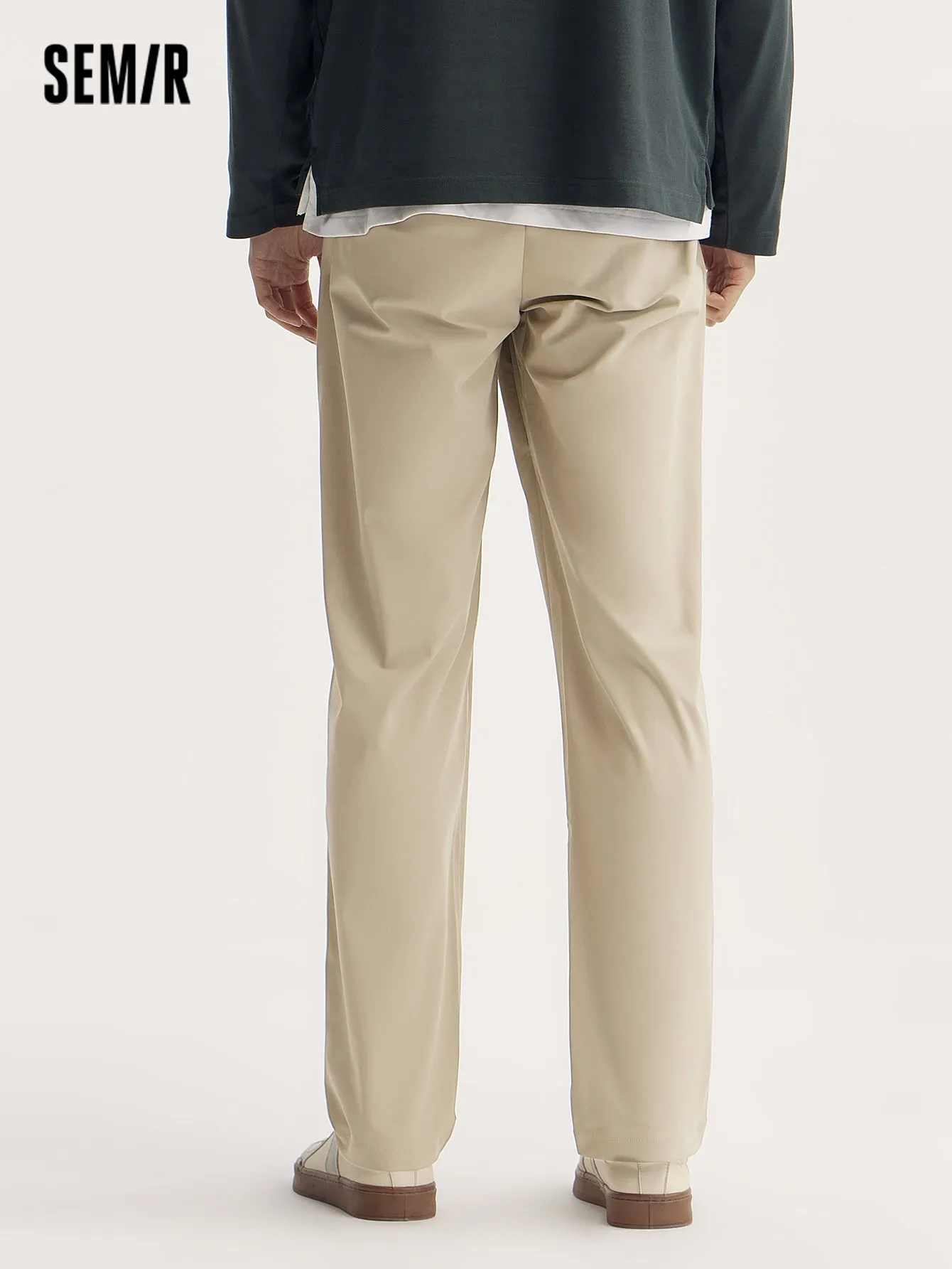 Semir Men Regular Fit Tapered TrousersCasual Trousers