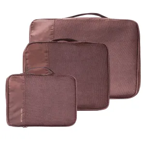 SET OF 3 PACKING PODS- ESPRESSO