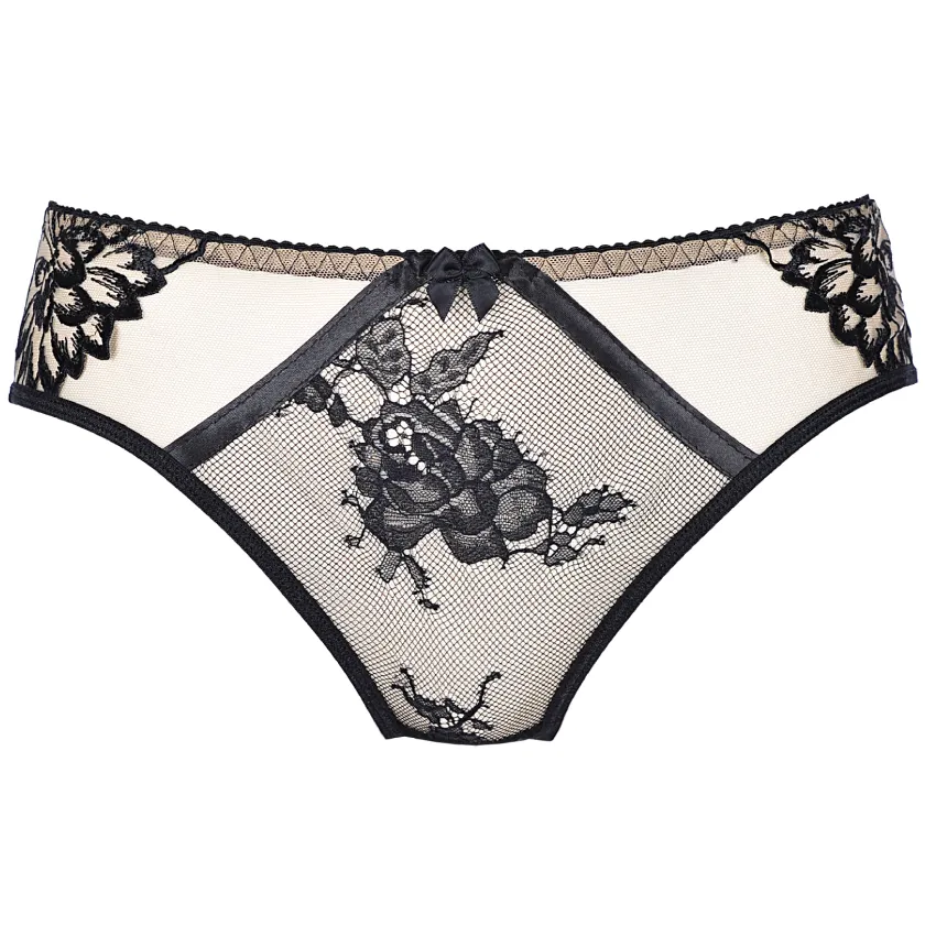 Sexy Sheer Peek-A-Boo Panty Axami Lotus