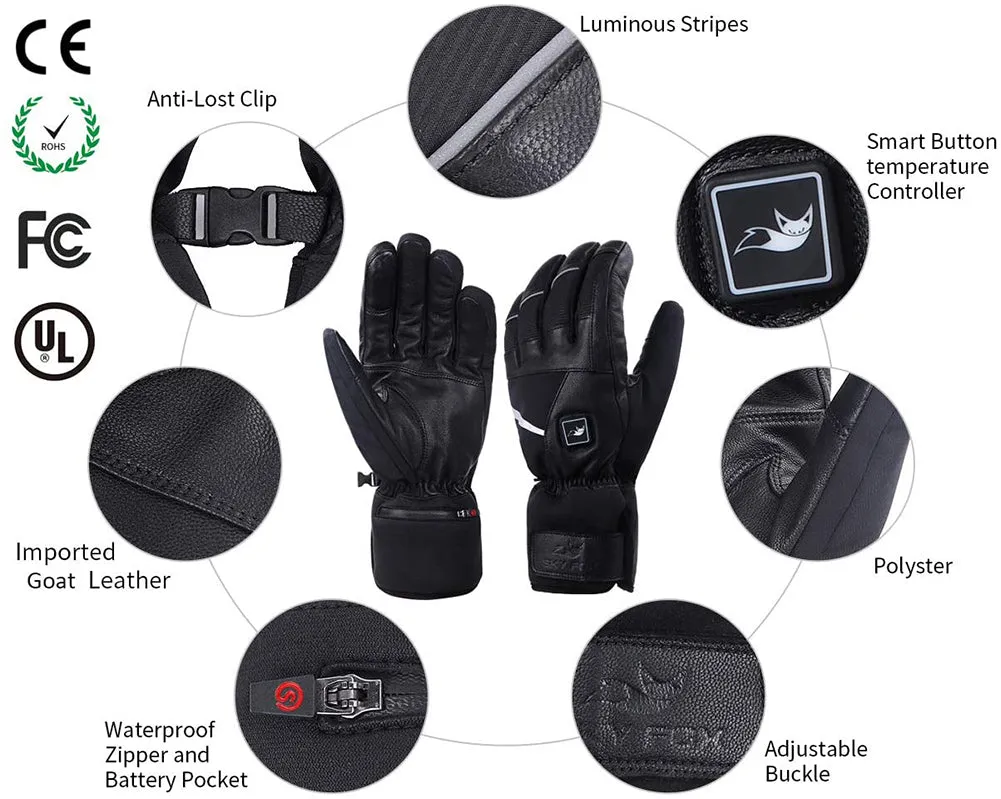 SF35 Thermal Heated Gloves for Climbing Hiking Cycling