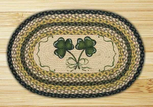 Shamrock Oval Patch Rug