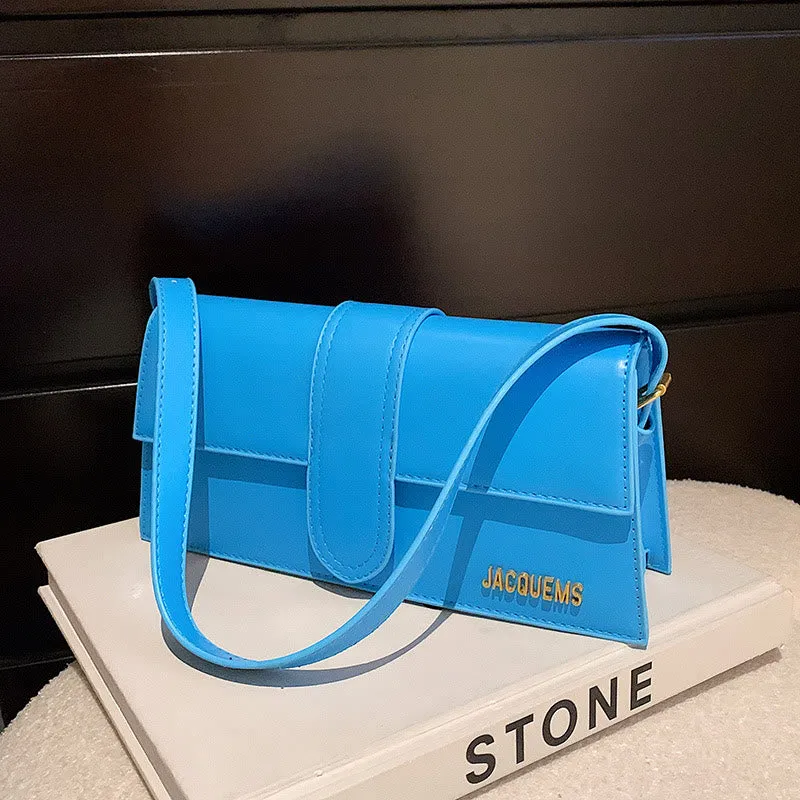 Shoulder Bag For Women Solid Color Square Elegant Dating Bag