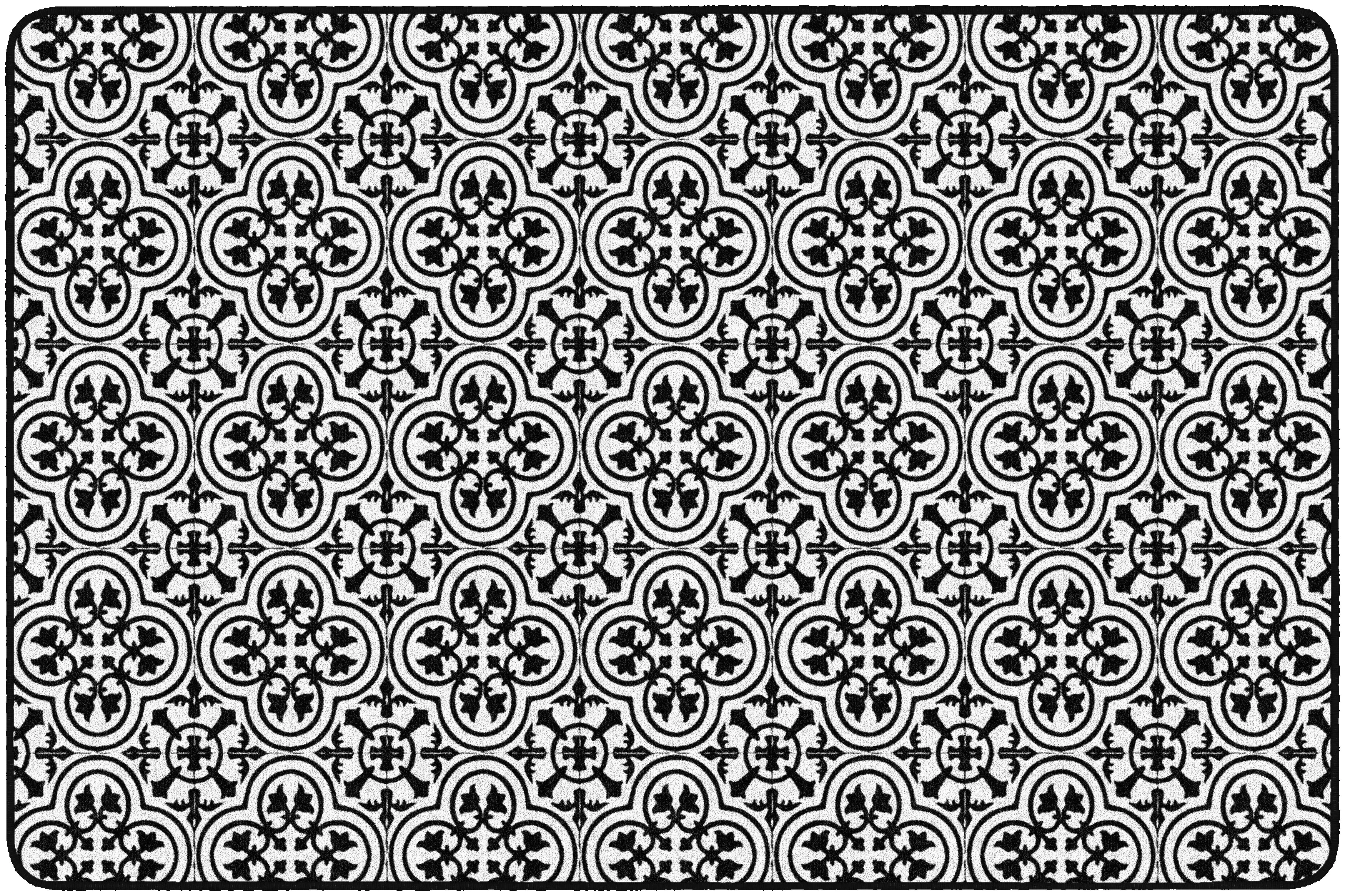 Simply Stylish Black & White Tile