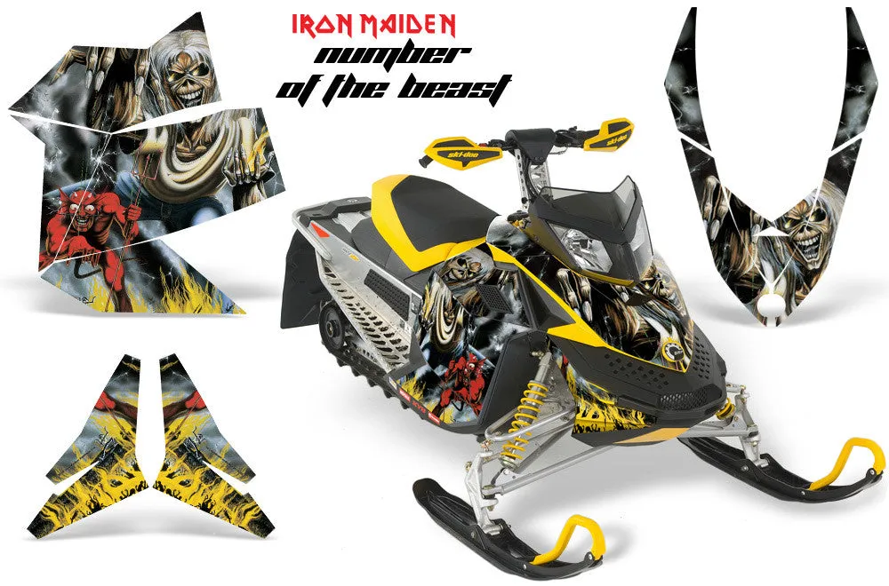 Ski Doo Rev XP Sled Snowmobile Graphic Wrap Kit (2008-2012)