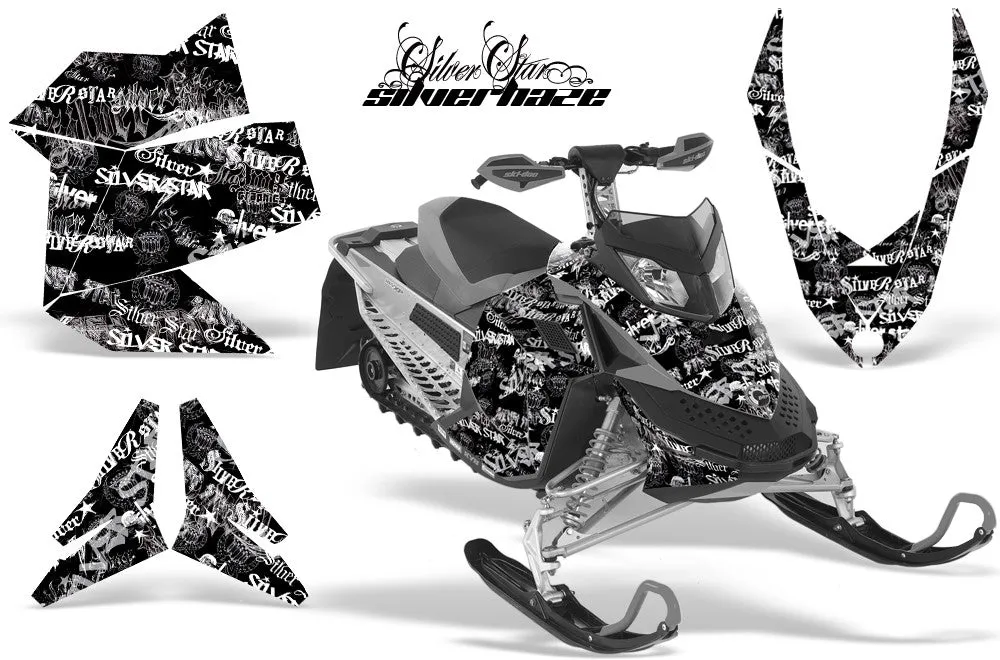 Ski Doo Rev XP Sled Snowmobile Graphic Wrap Kit (2008-2012)