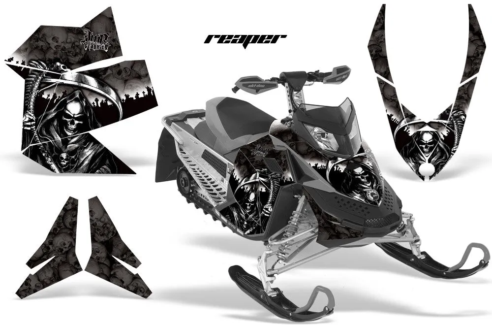 Ski Doo Rev XP Sled Snowmobile Graphic Wrap Kit (2008-2012)