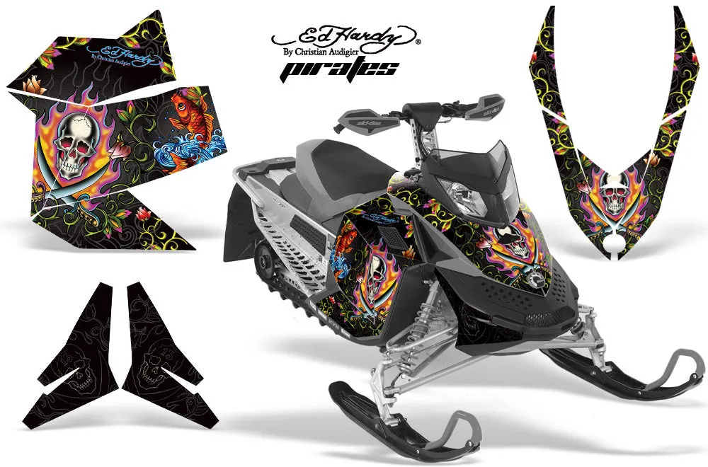 Ski Doo Rev XP Sled Snowmobile Graphic Wrap Kit (2008-2012)