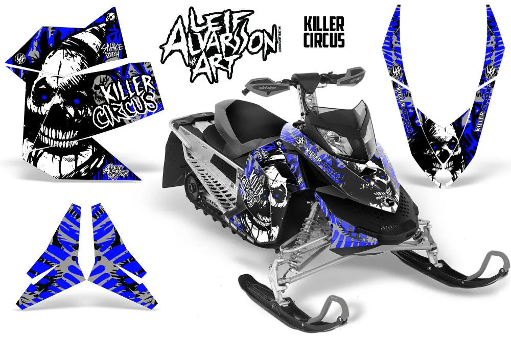 Ski Doo Rev XP Sled Snowmobile Graphic Wrap Kit (2008-2012)