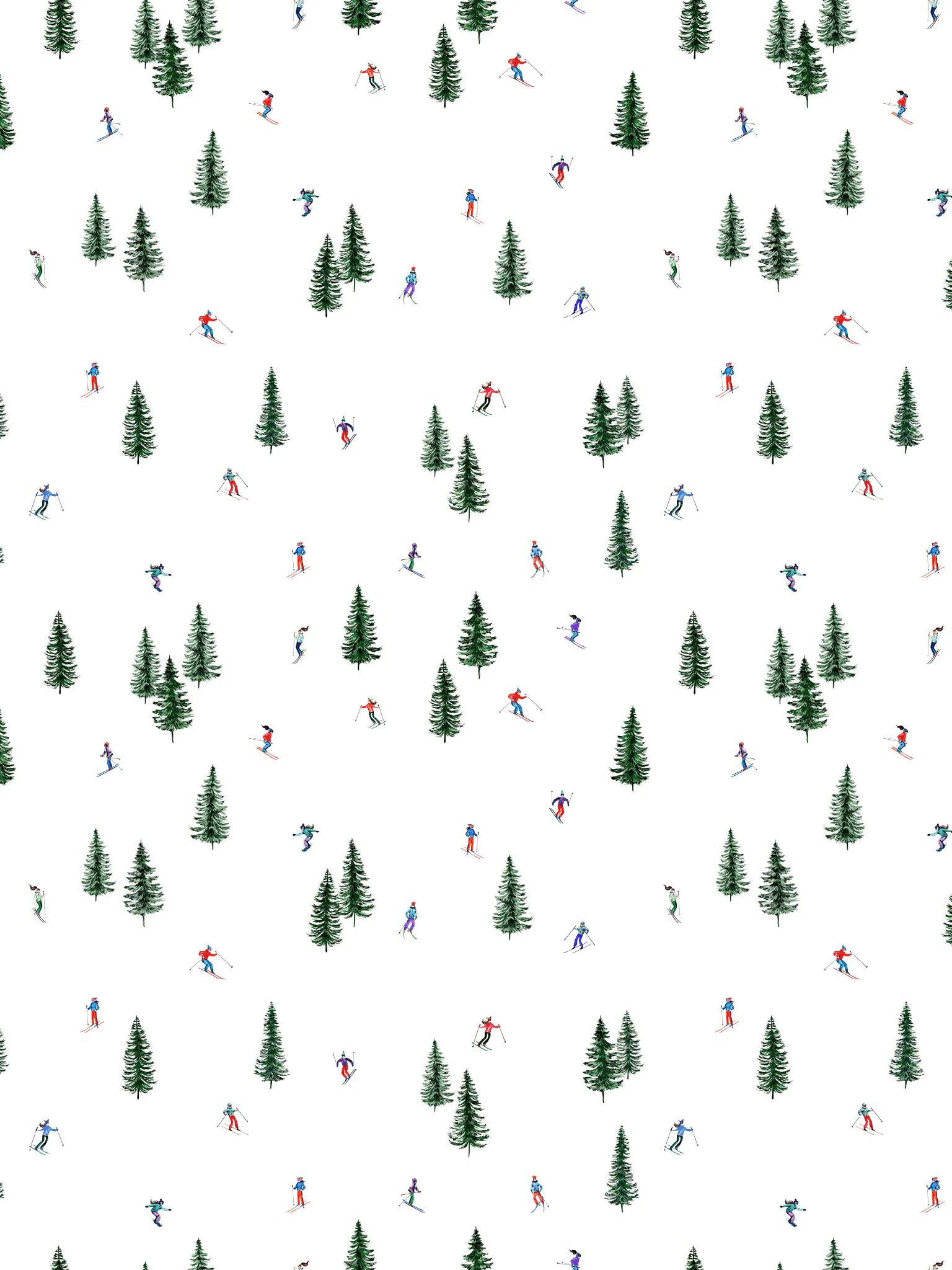 Ski Print Headbands (set of 2)