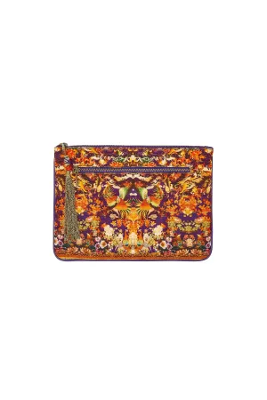 SMALL CANVAS CLUTCH PHOENIX RISE