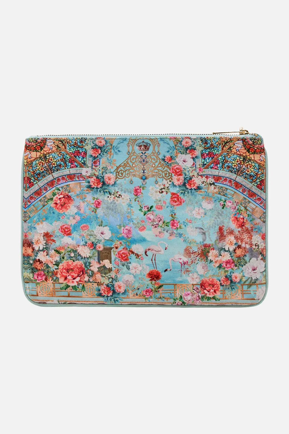 SMALL CANVAS CLUTCH THE JEWELLERY MUSEUM