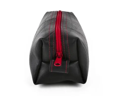 Small  Upcycled Travel  Dopp Bag, Sustainably made in the USA