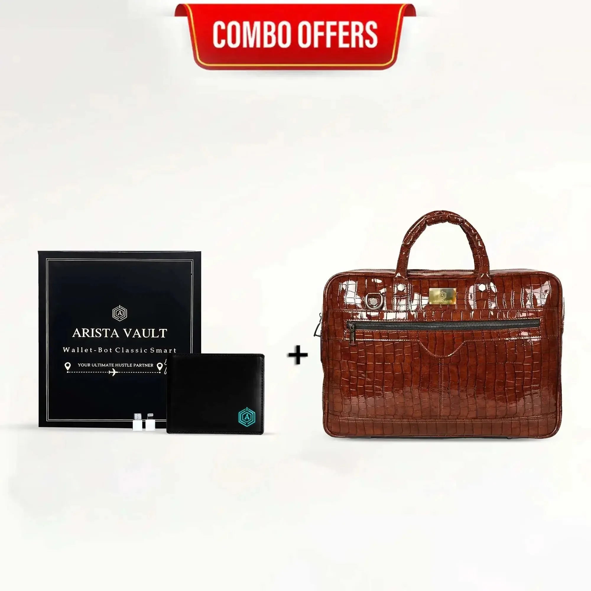Smart Combo (Croc-Textured Bag   Wallet-bot Classic)