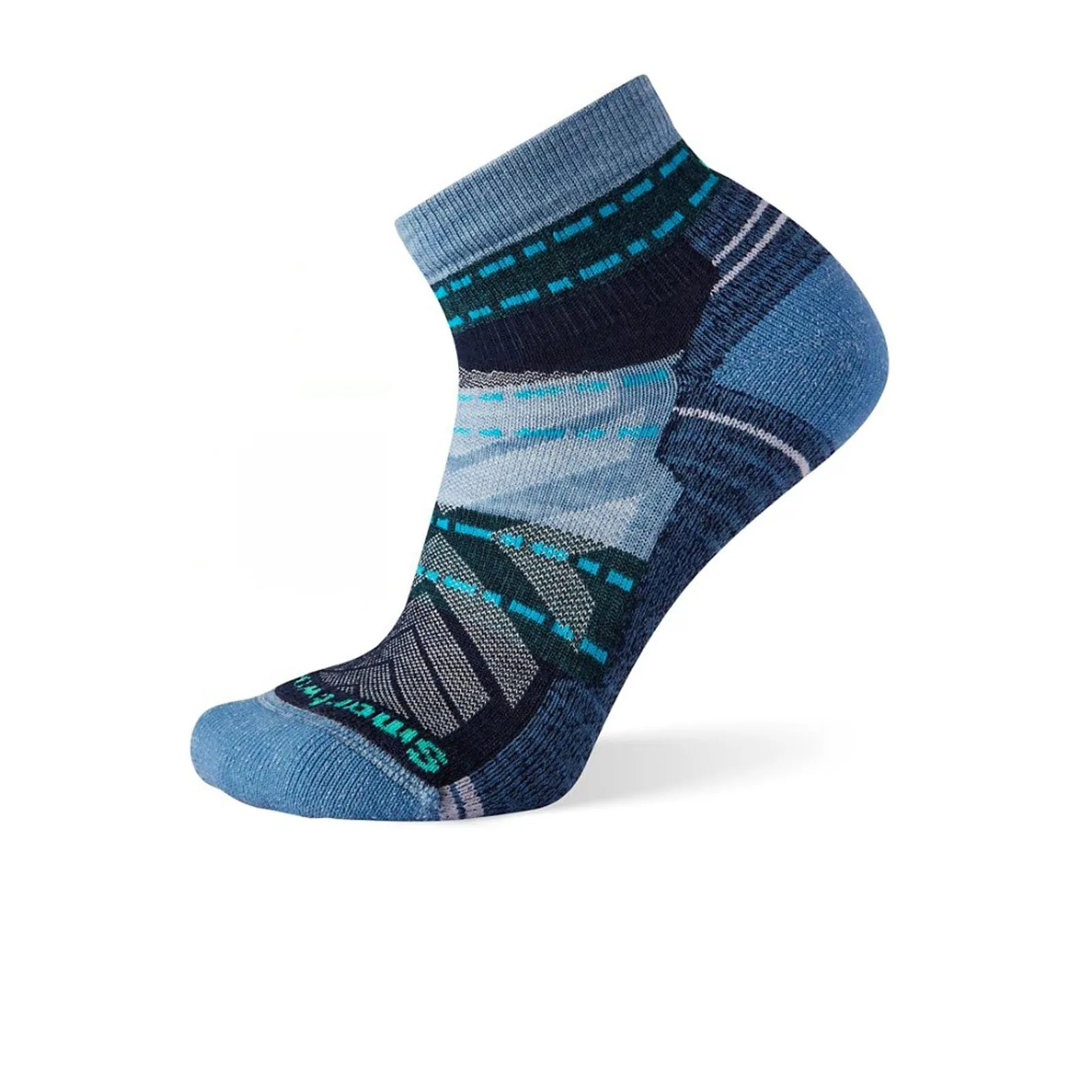 Smartwool Hike Light Cushion Margarita Ankle (Women) - Mist Blue