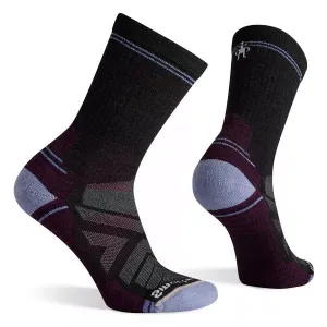 SMARTWOOL PERFORMANCE HIKE CREW SOCKS CHARCOAL - WOMENS