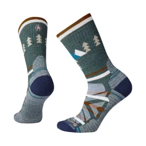 Smartwool Women's Light Cushion Under the Stars Crew - Dark Sage - ONLINE STORE CREDIT/EXCHANGE ONLY