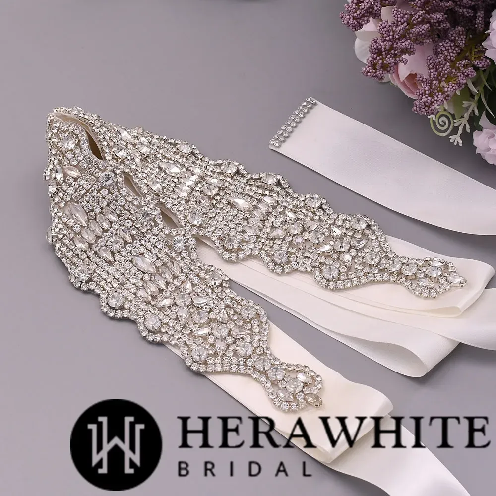 Sparkling Rhinestone Stylish Bridal Sash