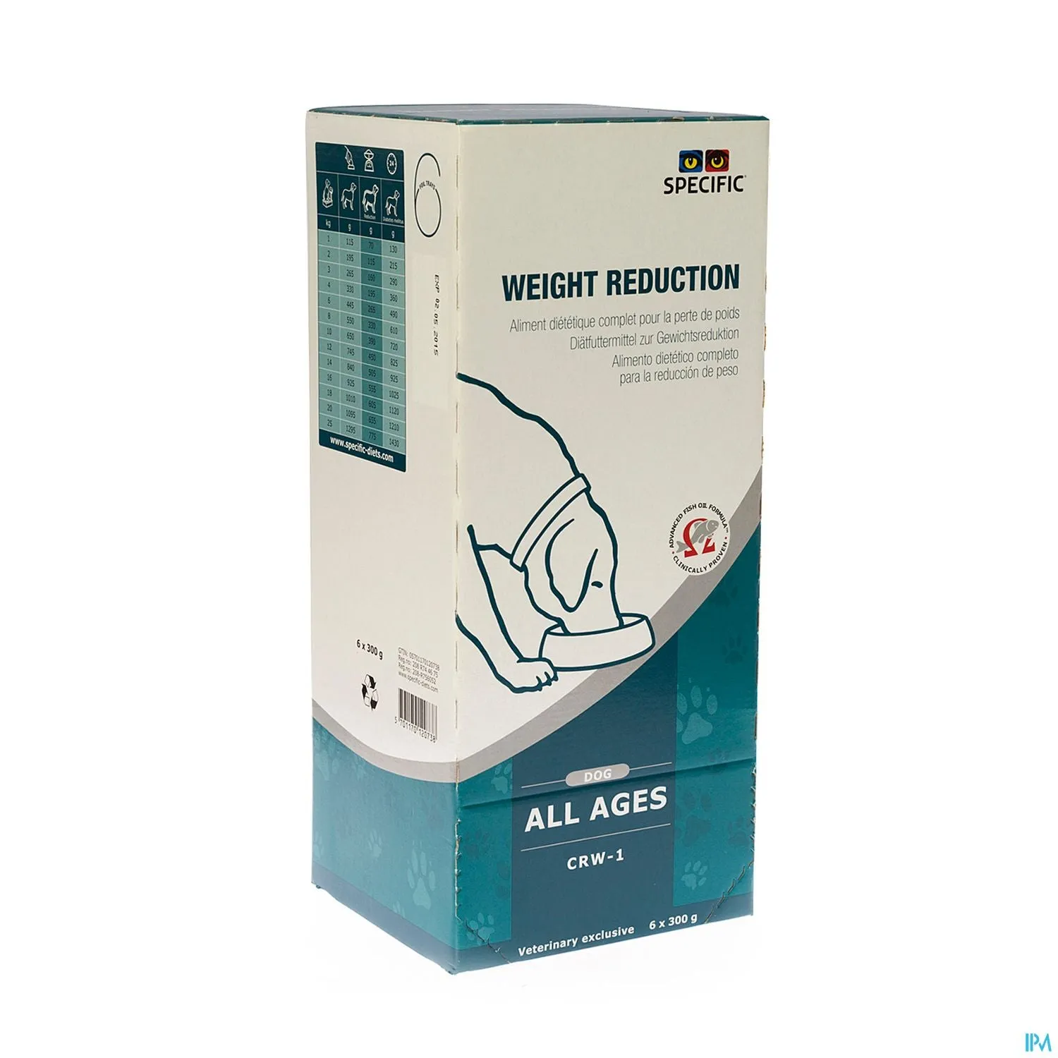 Specific Crw-1 Weight Reduction 6x300g