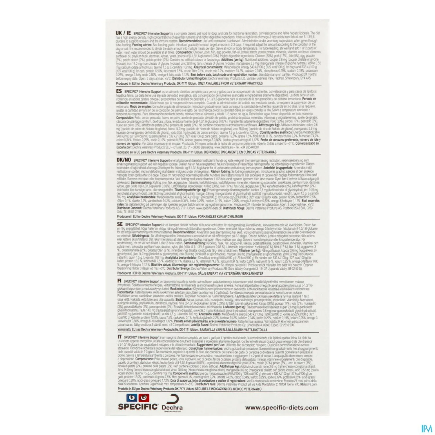 Specific Fdw Food Allergy Management 7x100g