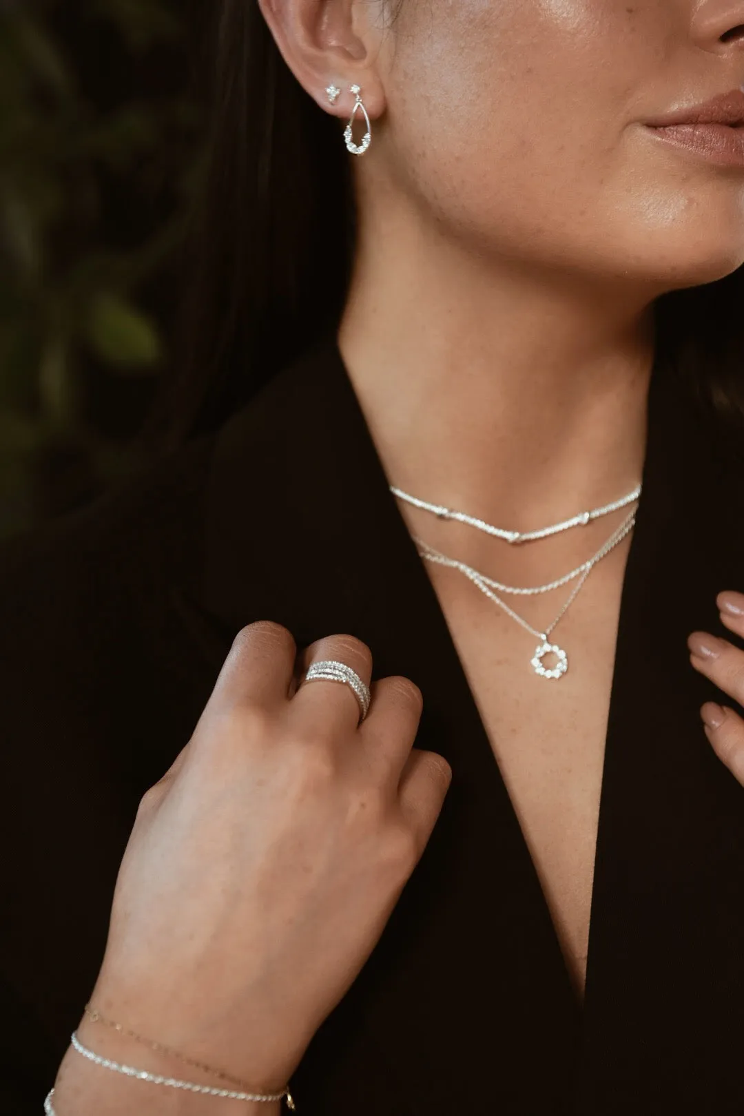 Sterling Silver Rope Necklace