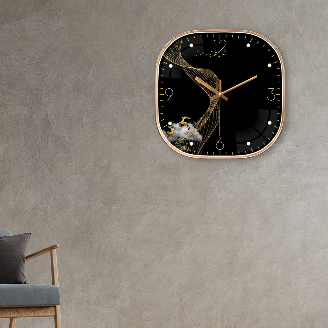 Stylish abstract wall clock