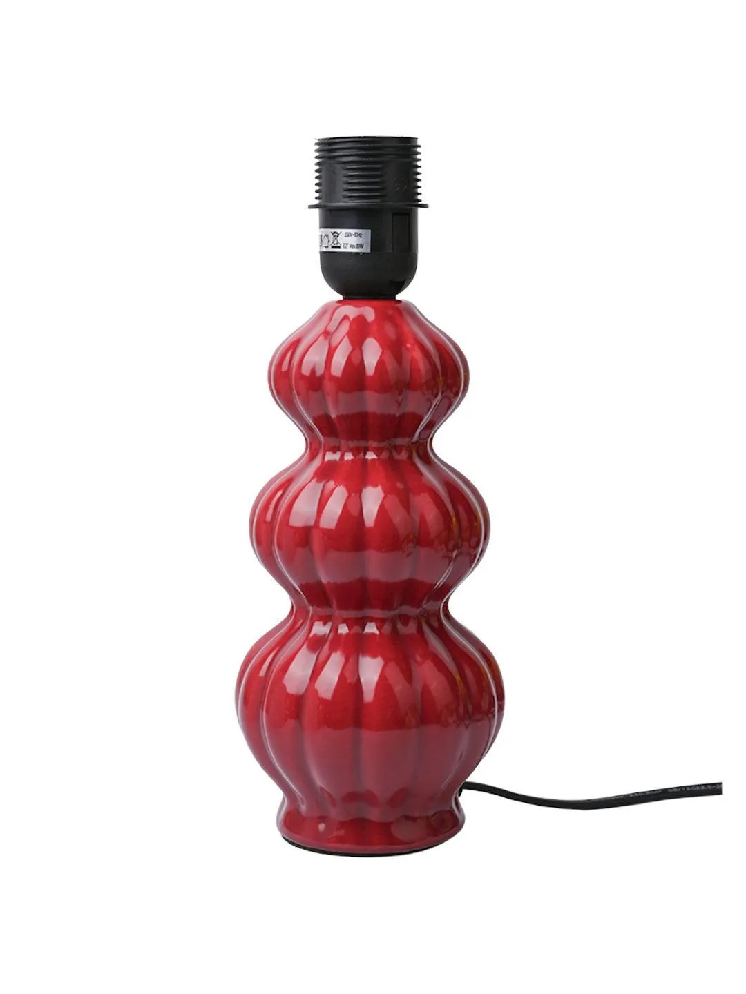 Stylish Cheery Red Table Lamp