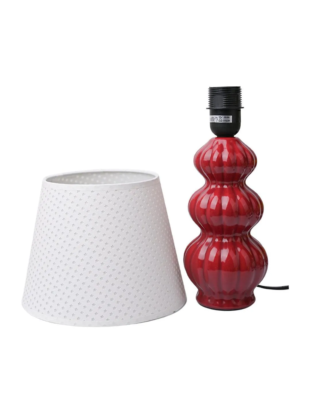 Stylish Cheery Red Table Lamp