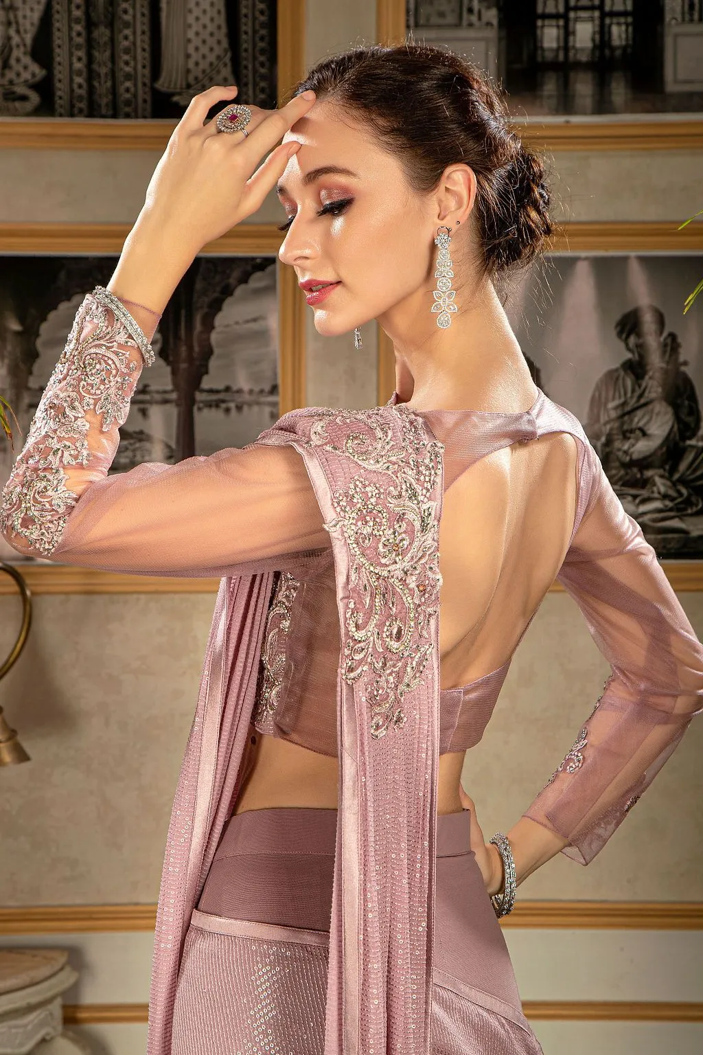 Stylish Drape Saree