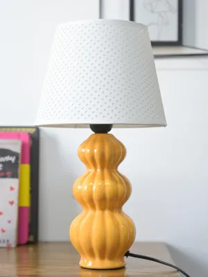Stylish Mustard Color Table Lamp