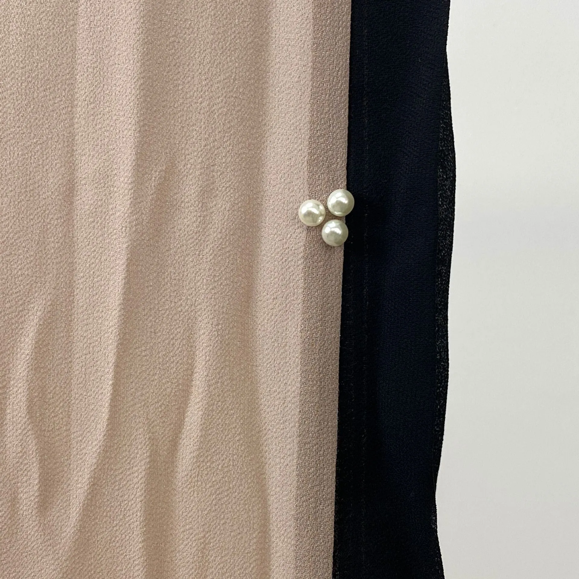 Stylish Patchwork Chiffon Hijab