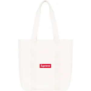 Supreme Canvas White Tote Bag