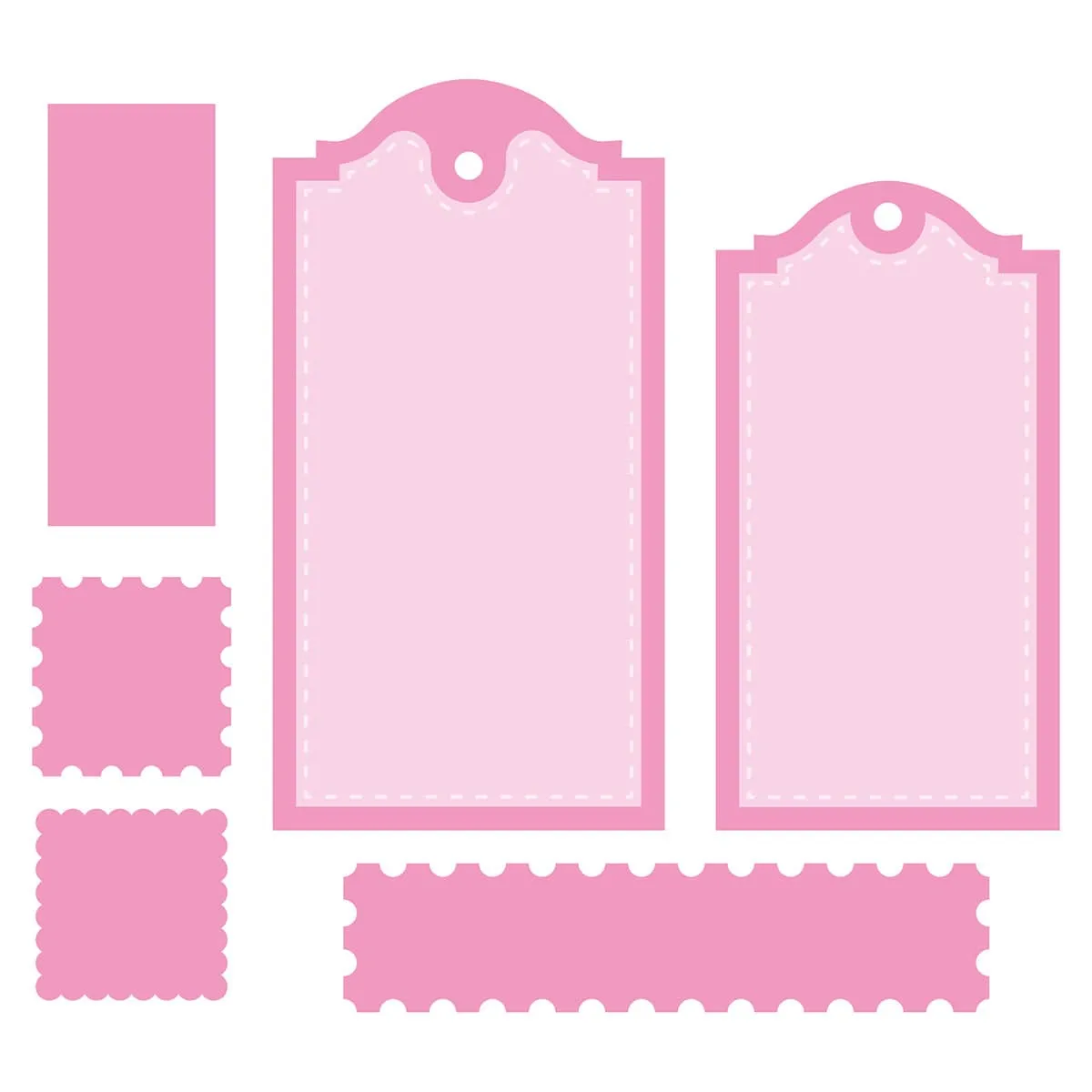 Tags & Stamps Die Set - 5523e