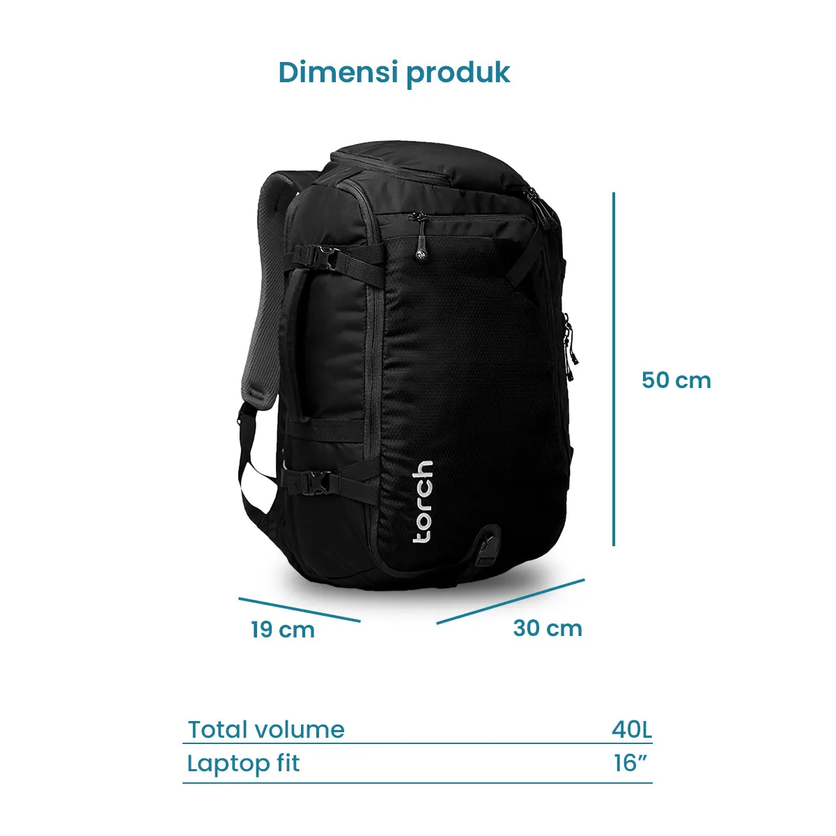 Takahagi Travel Backpack 40L