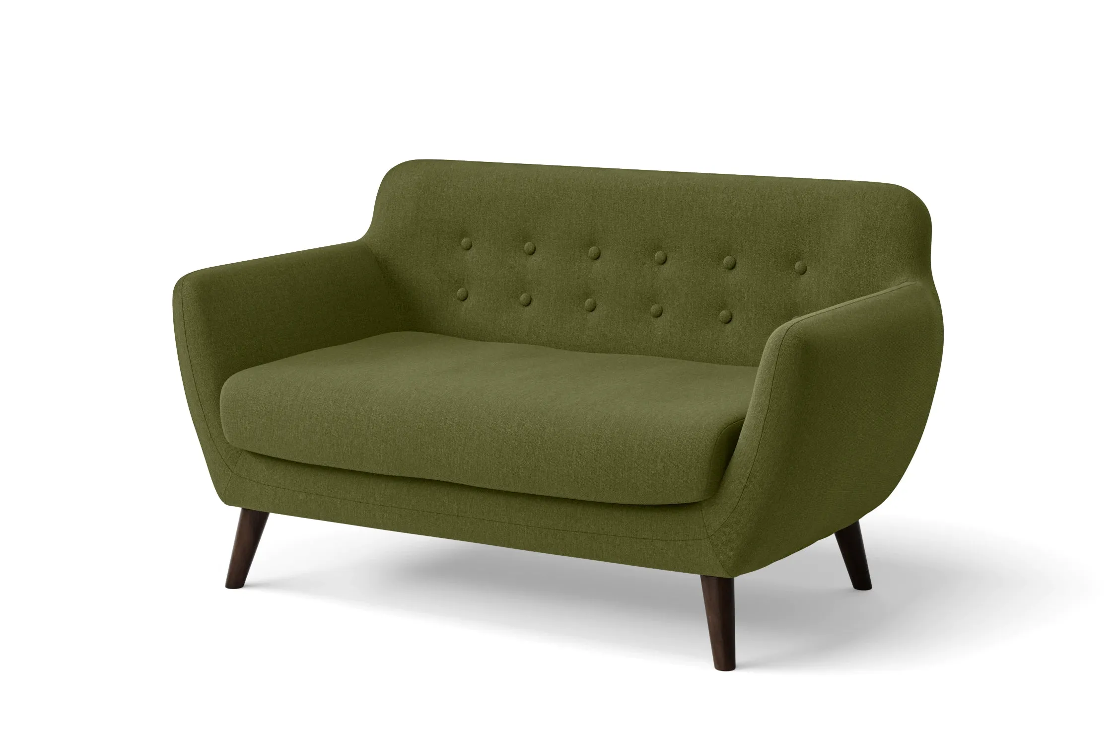 Terni 2 Seater Sofa Olive Linen Fabric