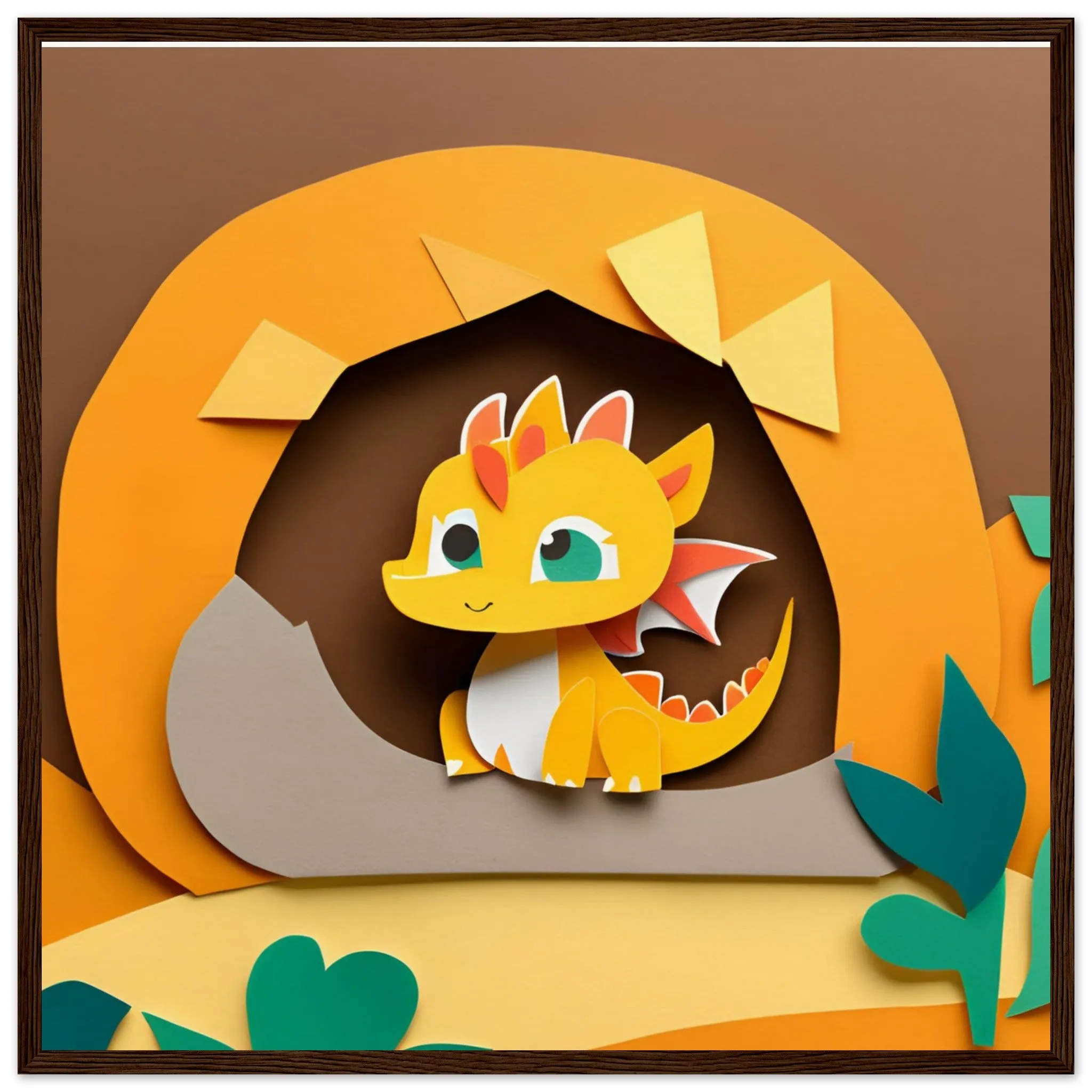 The beauty of paper animal art: Dragon (3 Designs)