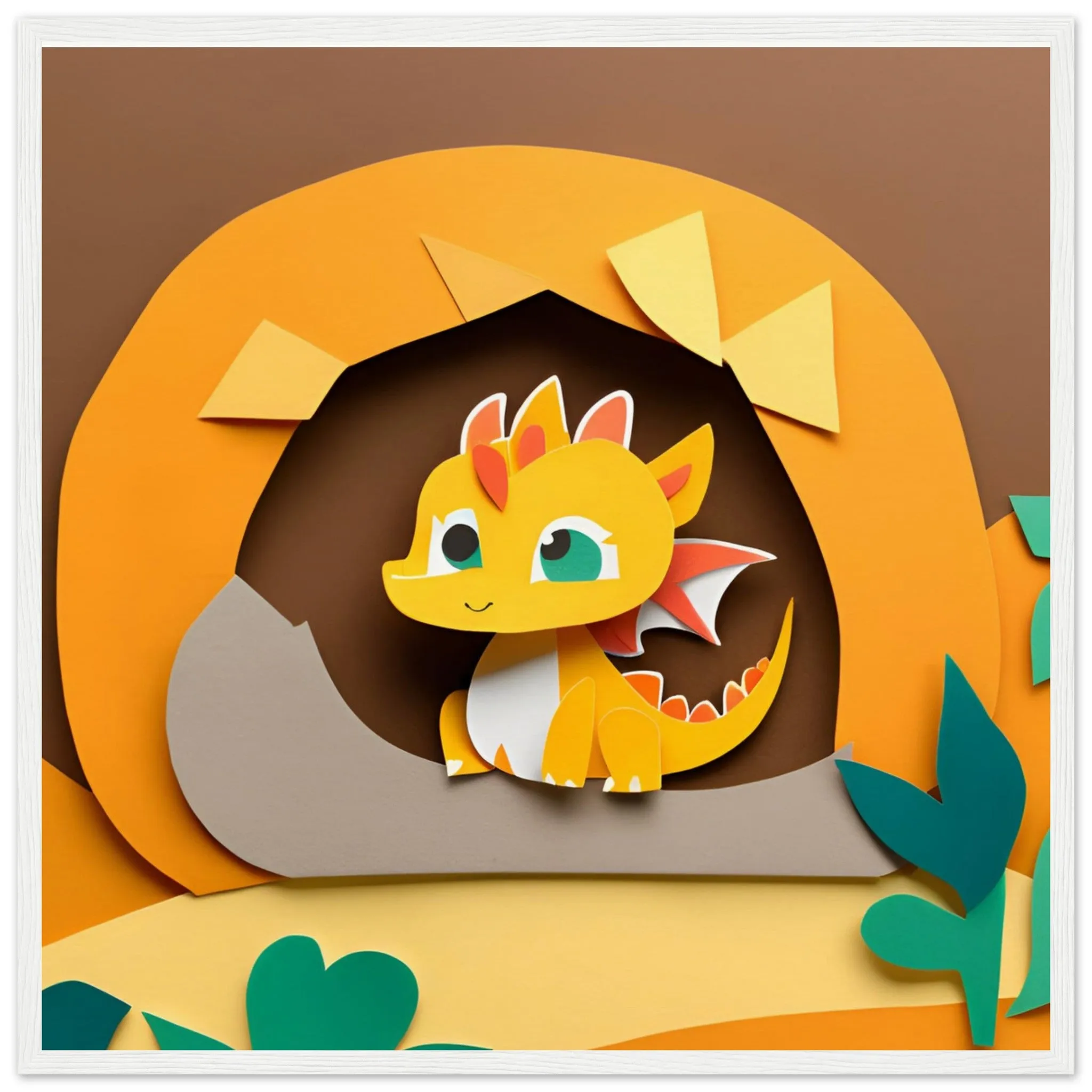 The beauty of paper animal art: Dragon (3 Designs)