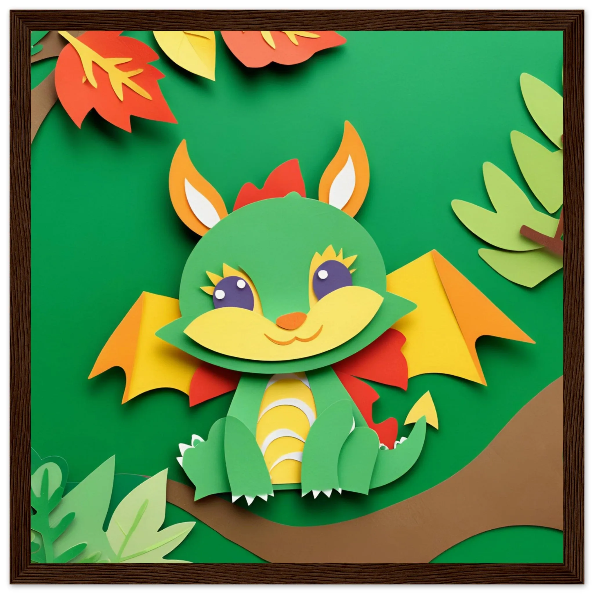 The beauty of paper animal art: Dragon (3 Designs)