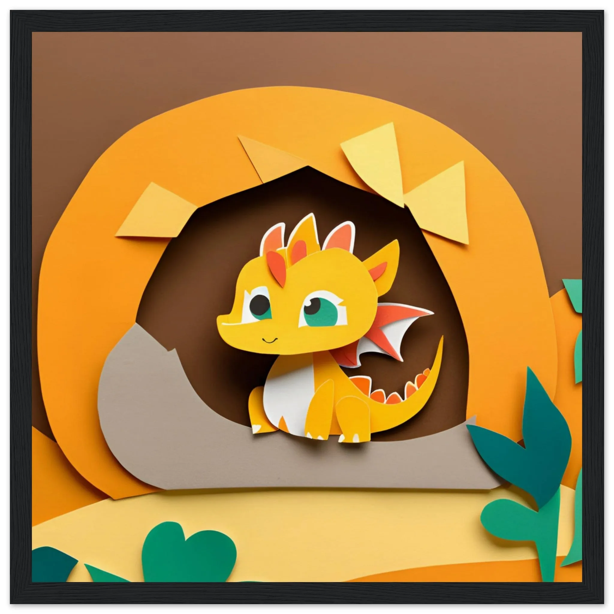 The beauty of paper animal art: Dragon (3 Designs)