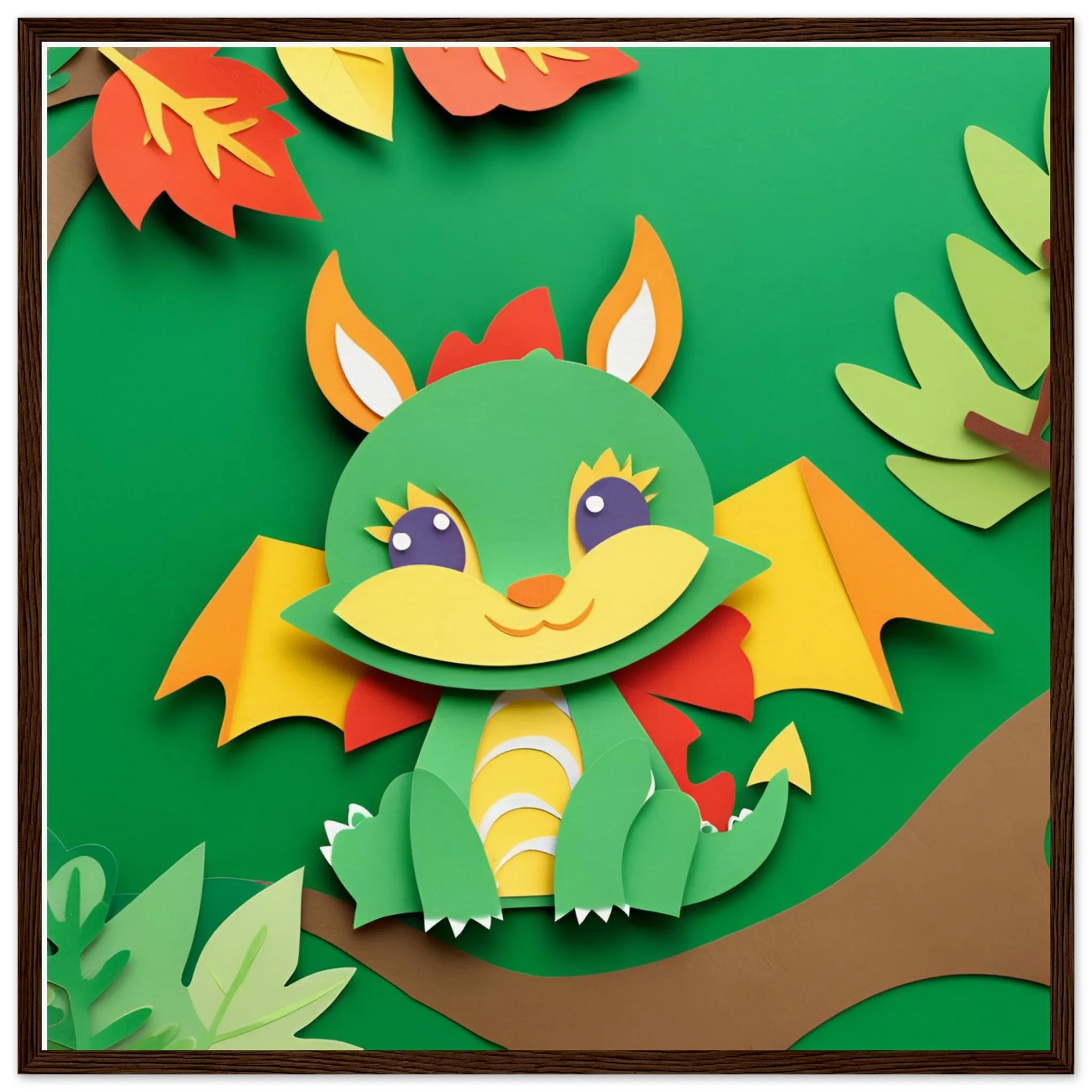 The beauty of paper animal art: Dragon (3 Designs)