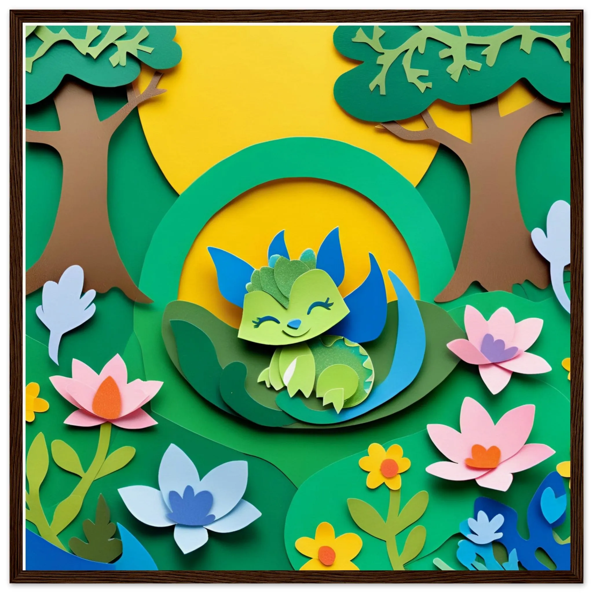 The beauty of paper animal art: Dragon (3 Designs)