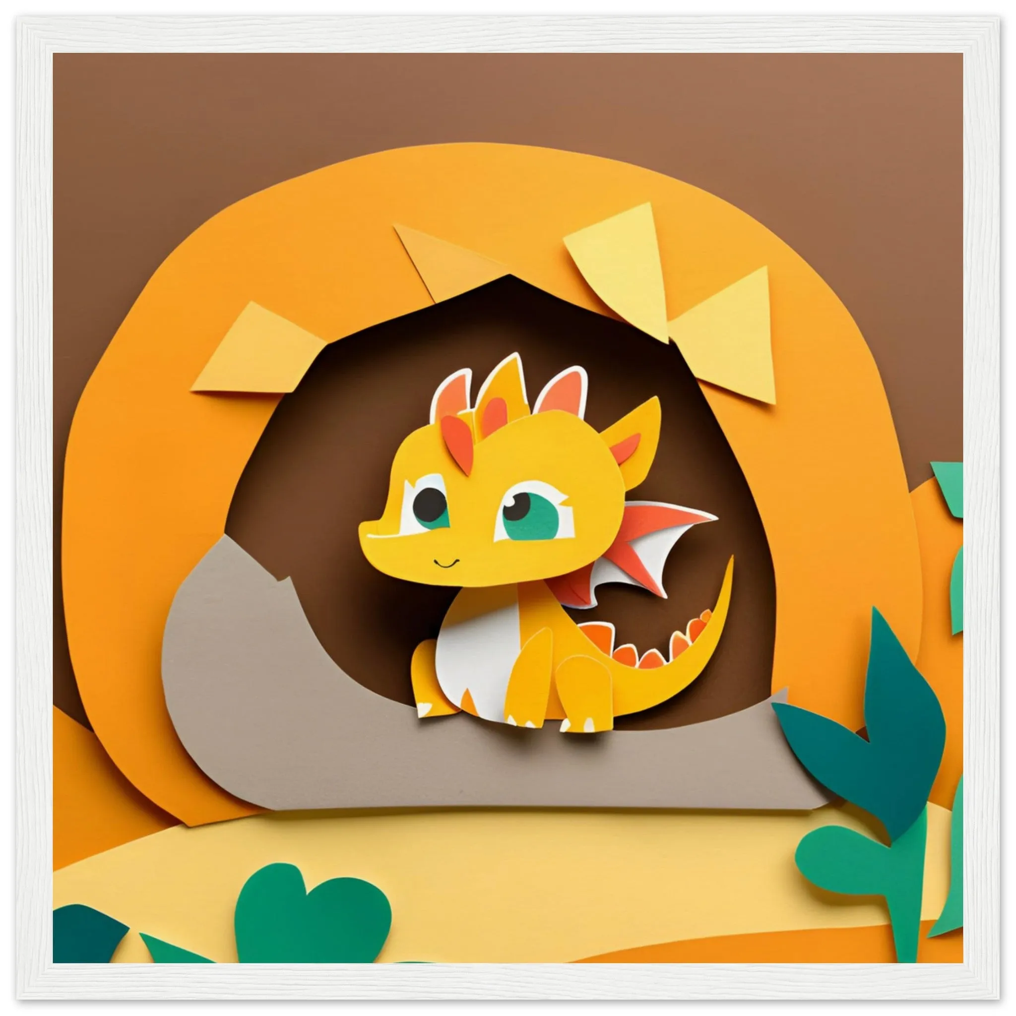 The beauty of paper animal art: Dragon (3 Designs)