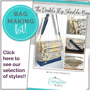 The Double Flip Shoulder Bag - Complete Bag Making Kit