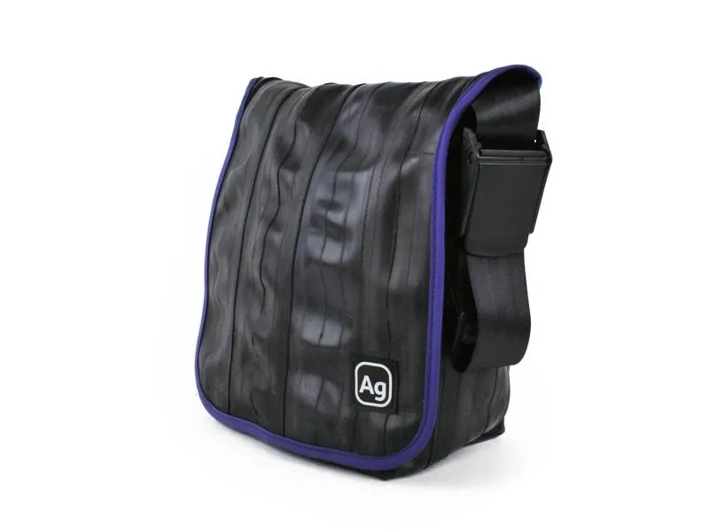 Up-cycled Shoulder Bag- Made in the USA from Bicycle tubes