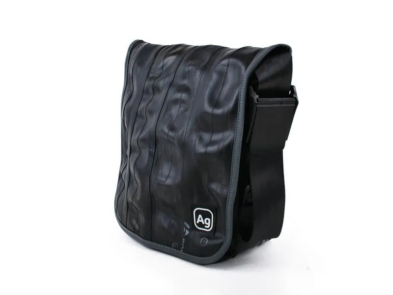 Up-cycled Shoulder Bag- Made in the USA from Bicycle tubes