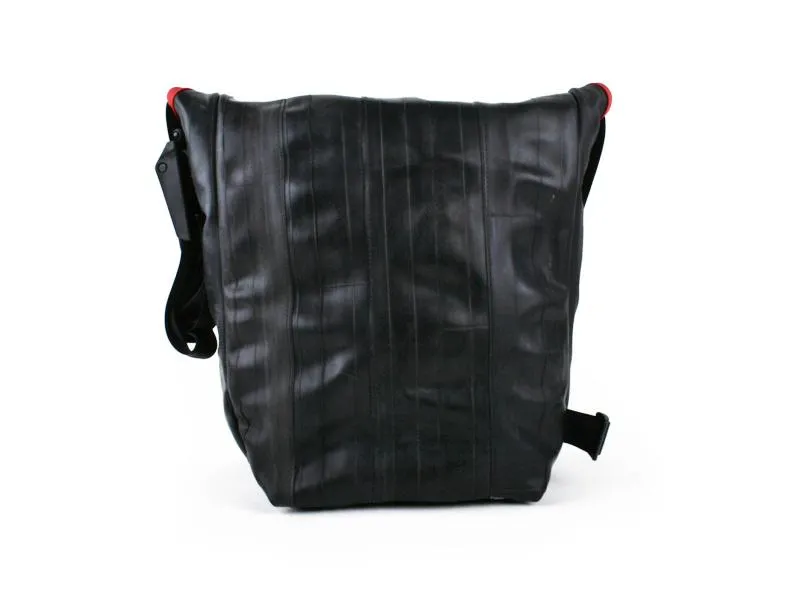 Up-cycled Shoulder Bag- Made in the USA from Bicycle tubes