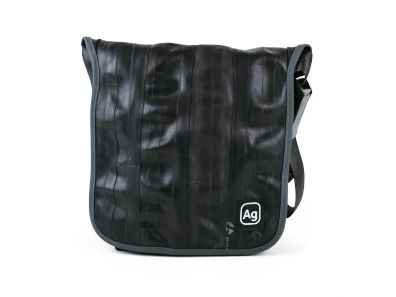 Up-cycled Shoulder Bag- Made in the USA from Bicycle tubes